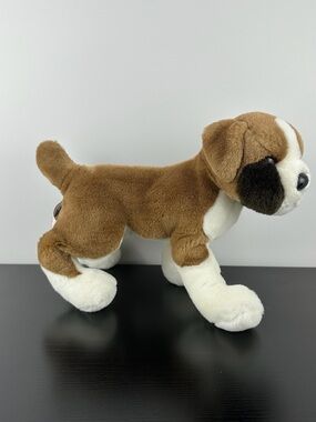 Douglas Cuddle Toys RARE Pink Tag Boxer Puppy Dog 10” Realistic Plush